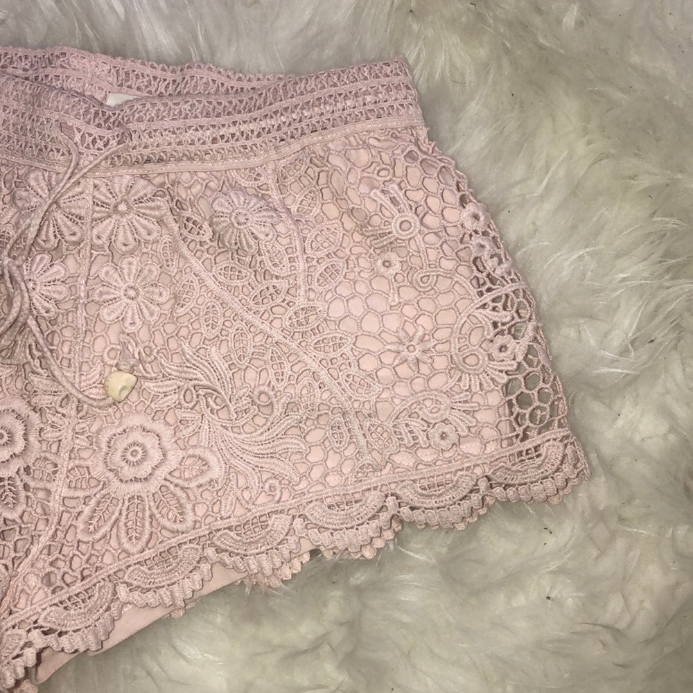H&M conscious collection crochet pink shorts - Picture 5 of 5